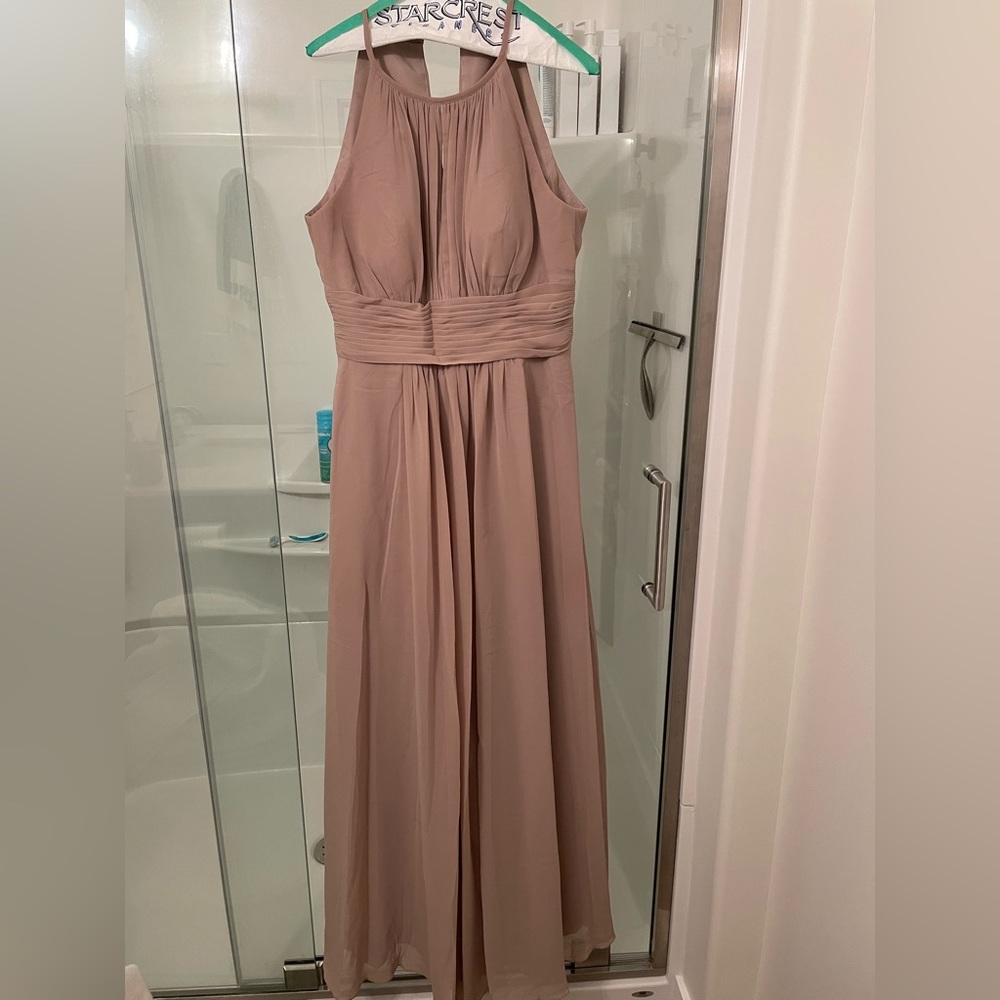 Azazie Bridesmaid Dress Taupe